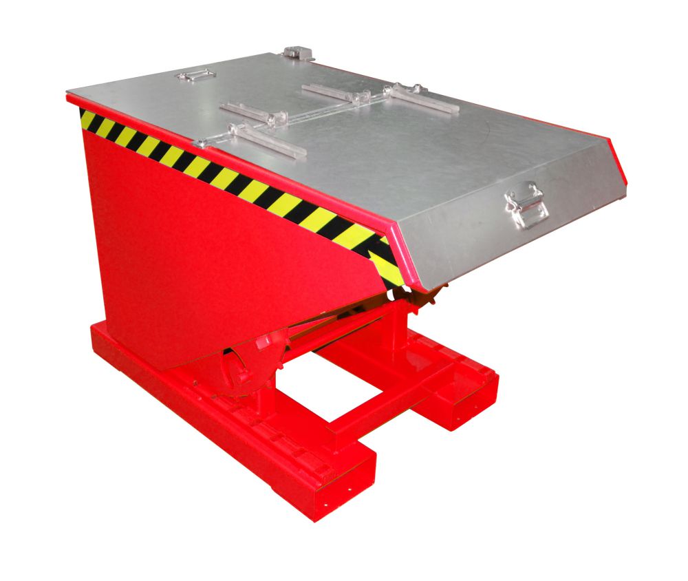 Produktbild Bauer Kippbehälter EXPO 300 lackiert in der Farbe Feuerrot bild 2