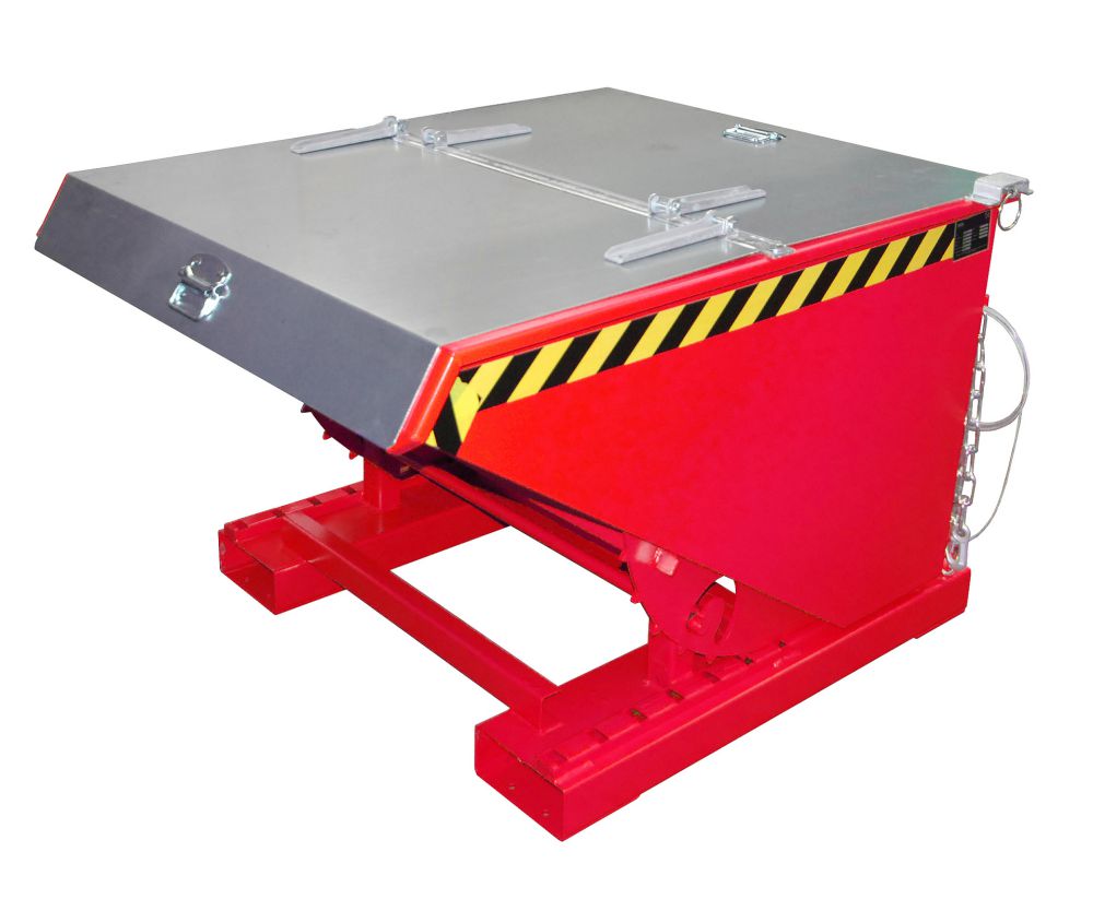 Produktbild Bauer Kippbehälter EXPO 600 lackiert in der Farbe Feuerrot bild 4