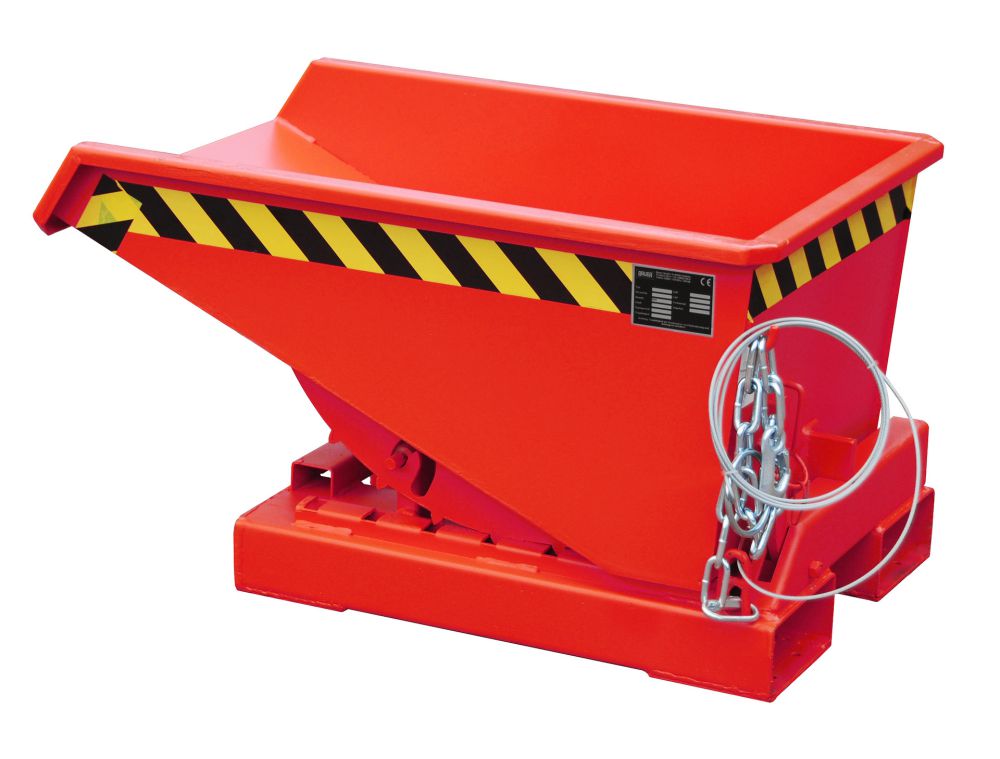 Produktbild Bauer Kippbehälter EXPO 150 lackiert in der Farbe Feuerrot bild 2