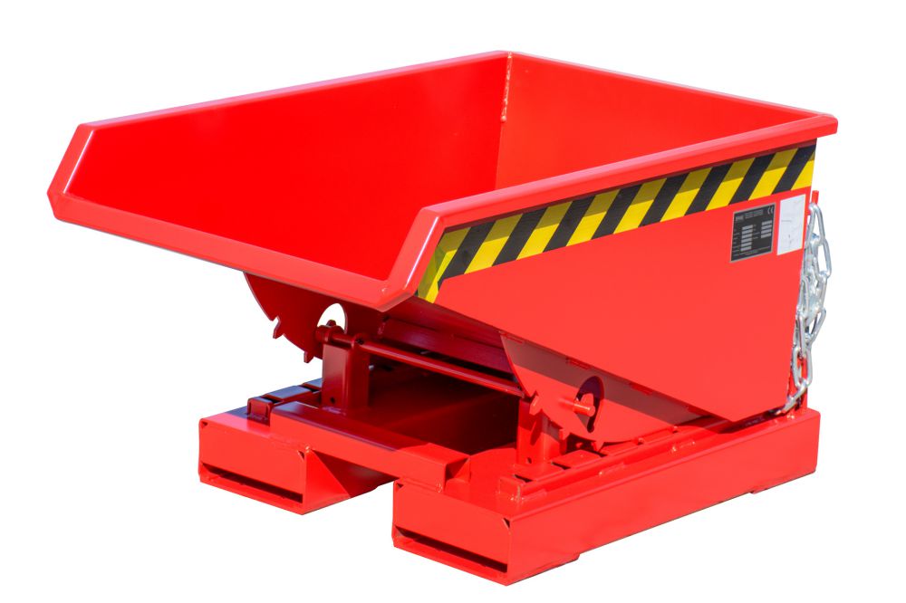 Produktbild Bauer Kippbehälter EXPO 150 lackiert in der Farbe Feuerrot