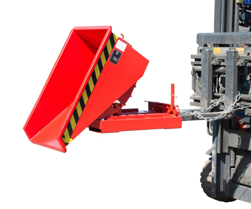 Produktbild Bauer Kippbehälter EXPO 150 lackiert in der Farbe Feuerrot bild 3