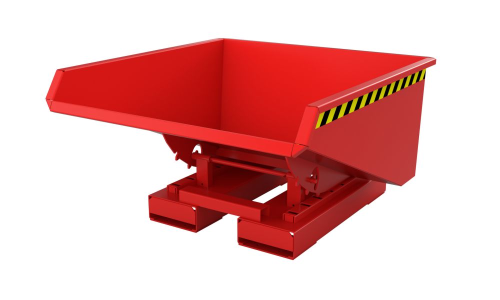 Produktbild Bauer Kippbehälter EXPO 225 lackiert in der Farbe Feuerrot