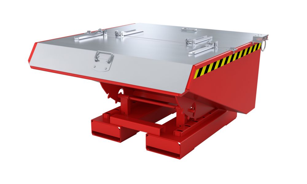 Produktbild Bauer Kippbehälter EXPO 225 lackiert in der Farbe Feuerrot bild 2