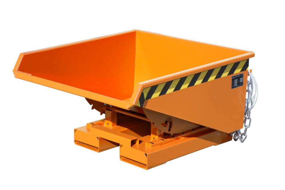 Produktbild Bauer Kippbehälter EXPO 225 lackiert in der Farbe Gelborange bild 3