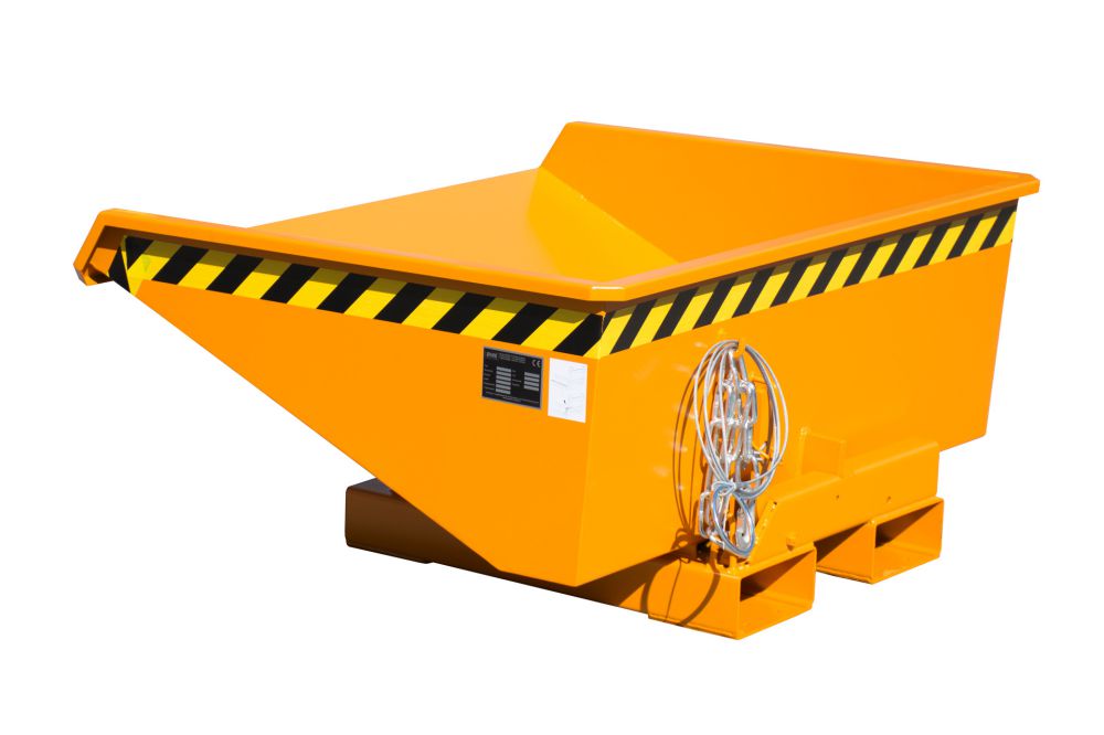 Produktbild Bauer Kippbehälter EXPO 275 lackiert in der Farbe Gelborange