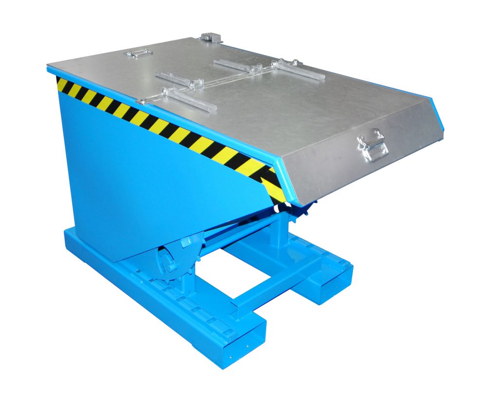 Produktbild Bauer Kippbehälter EXPO 300 lackiert in der Farbe Lichtblau bild 2