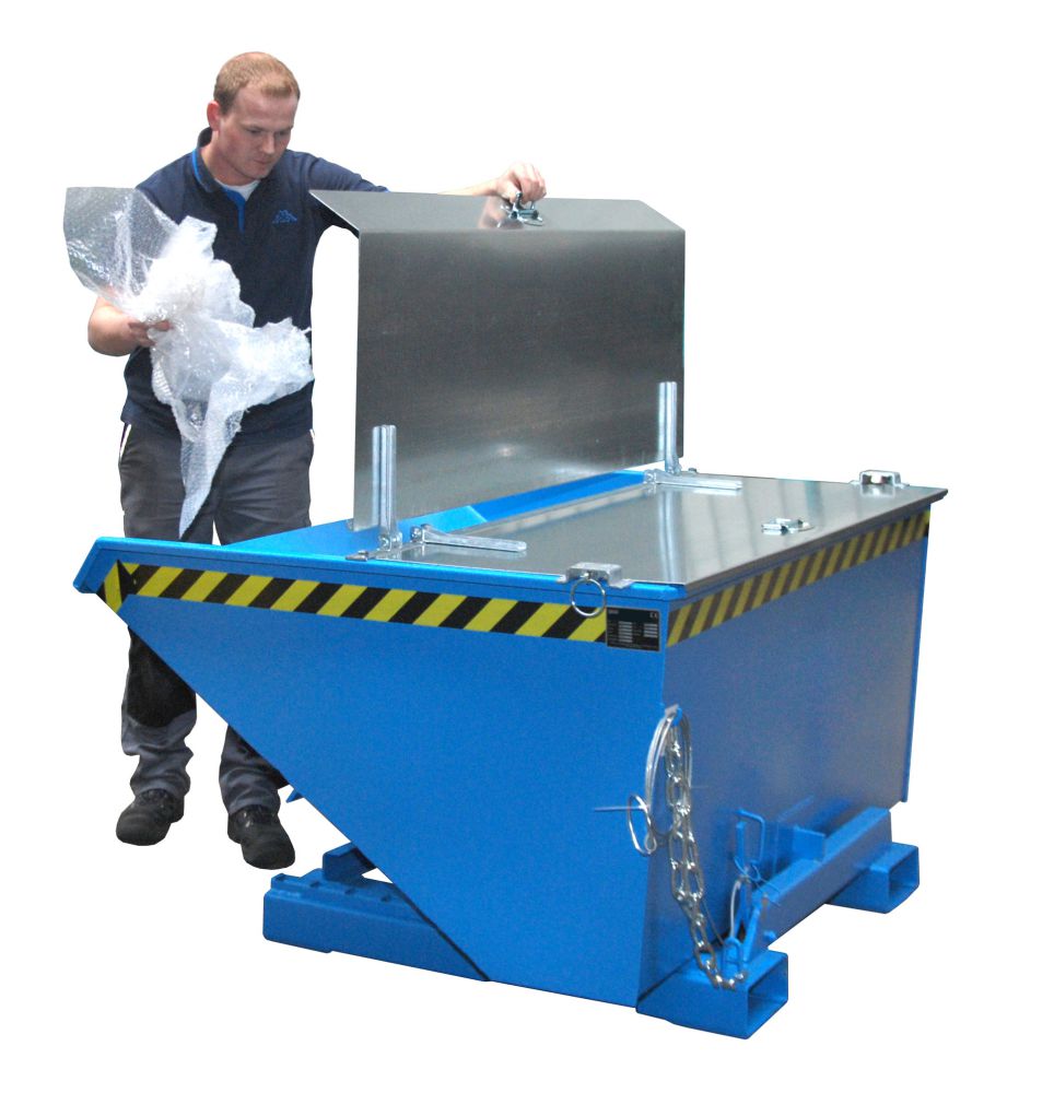 Produktbild Bauer Kippbehälter EXPO 600 lackiert in Lichtblau