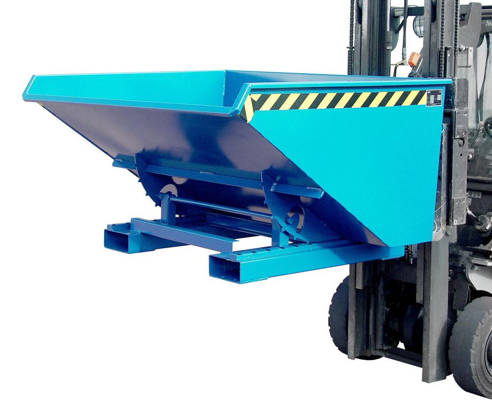 Produktbild Bauer Kippbehälter EXPO 900 lackiert in der Farbe Lichtblau