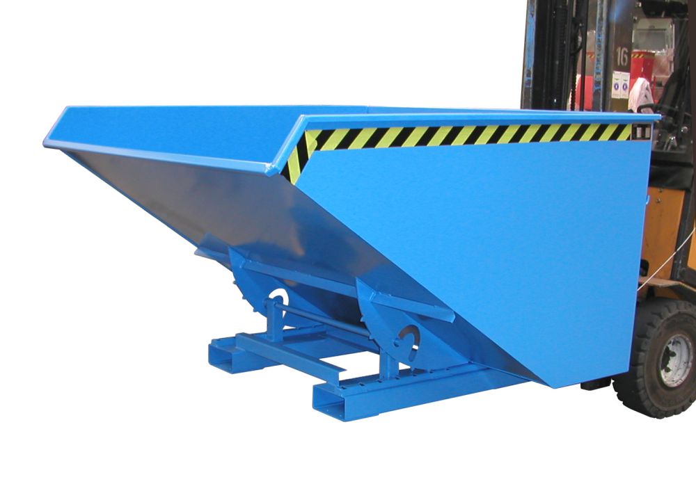 Produktbild Bauer Kippbehälter EXPO 1200 lackiert in der Farbe Lichtblau