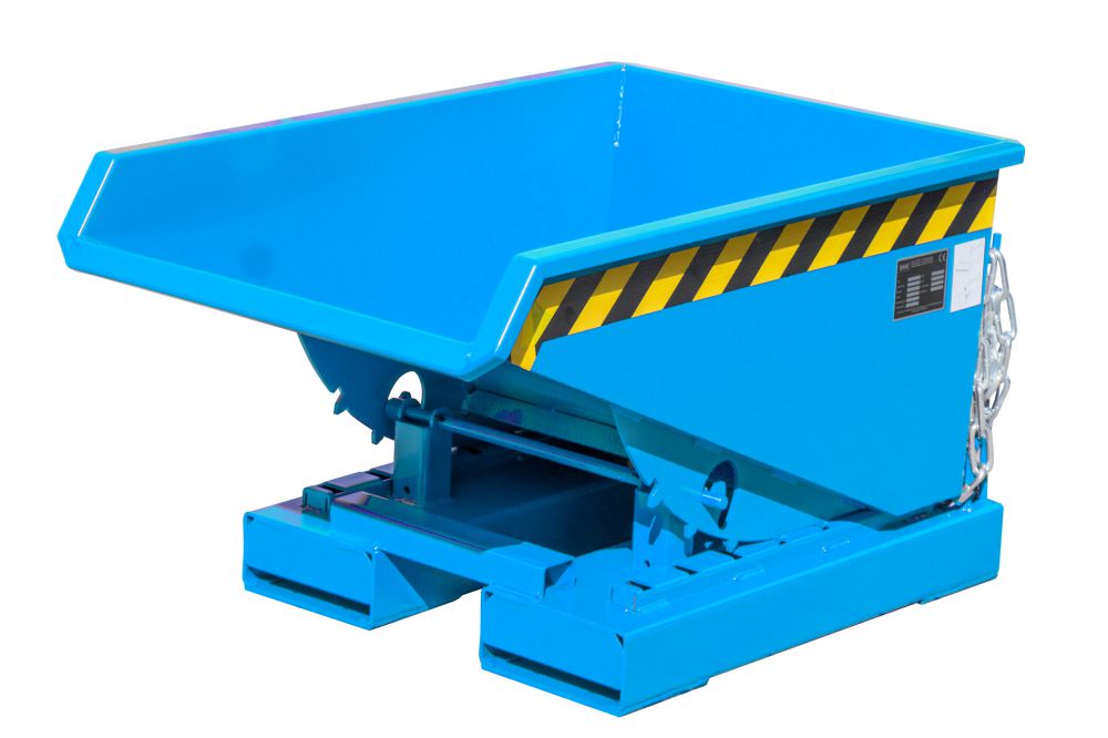 Produktbild Bauer Kippbehälter EXPO 150 lackiert in der Farbe Lichtblau bild 2