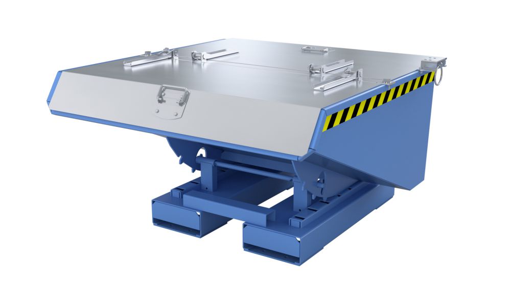 Produktbild Bauer Kippbehälter EXPO 225 lackiert in der Farbe Lichtblau bild 2