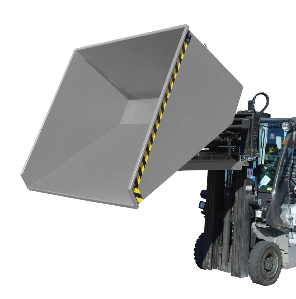 Produktbild Bauer Kippbehälter EXPO 2100 mit Abrollmechanismus lackiert in der Farbe Mausgrau bild 2