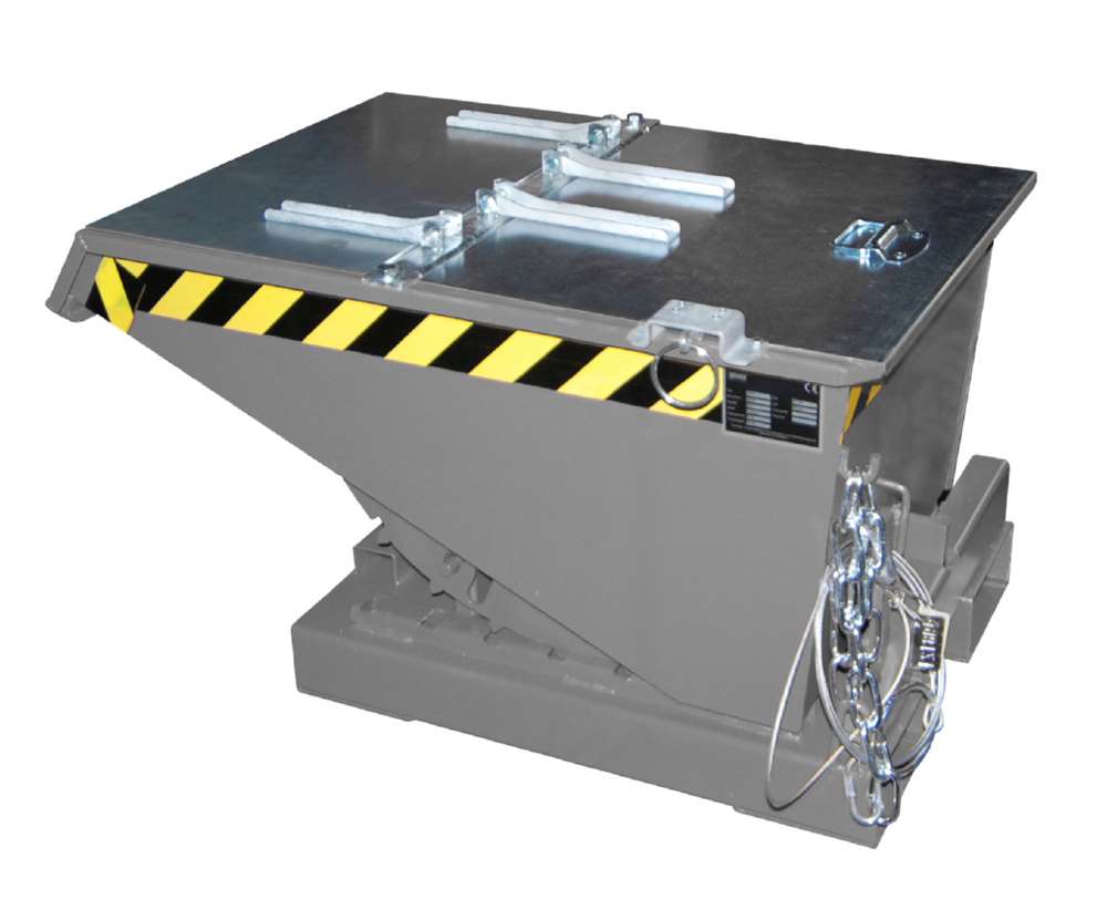 Produktbild Bauer Kippbehälter EXPO 150 lackiert Mausgrau bild 3