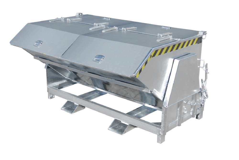 Produktbild Bauer Kippbehälter BK 150 feuerverzinkt bild 2