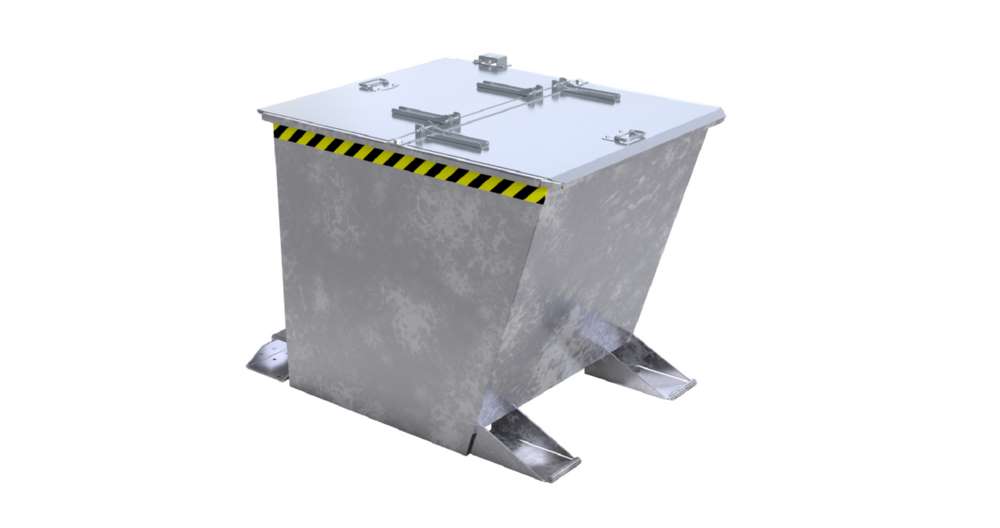 Produktbild Bauer Kippbehälter GU-RZ 55 feuerverzinkt bild 2