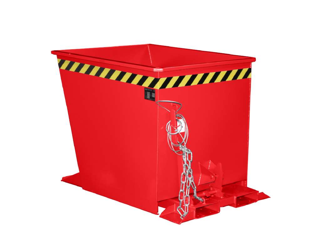 Produktbild Bauer Kippbehälter lackiert in der Farbe Feuerrot GU-RZ 55