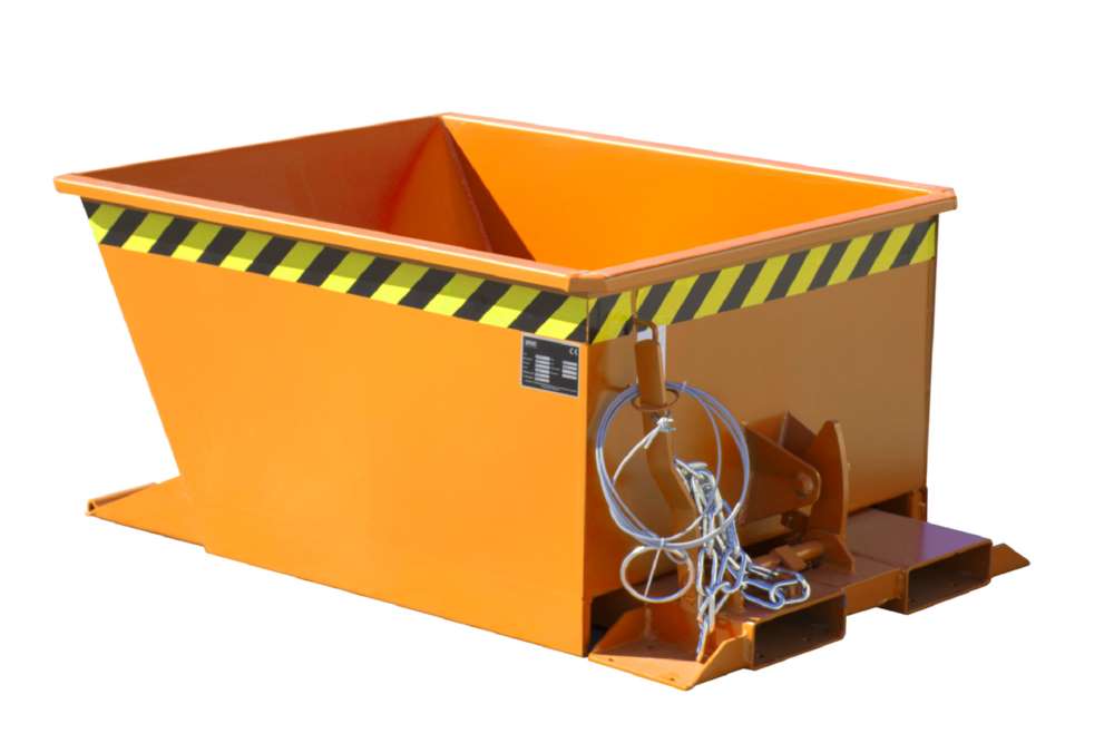 Produktbild Bauer Kippbehälter lackiert in der Farbe Gelborange GU-RZ 30 bild 2