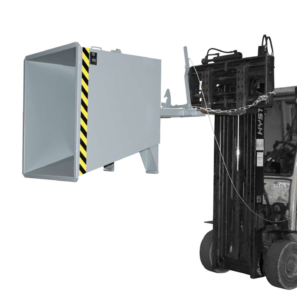 Produktbild Bauer Kippbehälter lackiert in der Farbe Mausgrau GU-RZ 55 bild 3