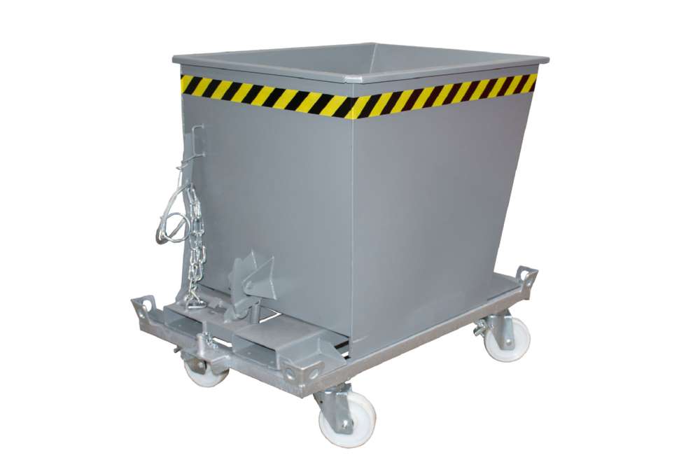 Produktbild Bauer Kippbehälter lackiert in der Farbe Mausgrau GU-RZ 55 bild 4