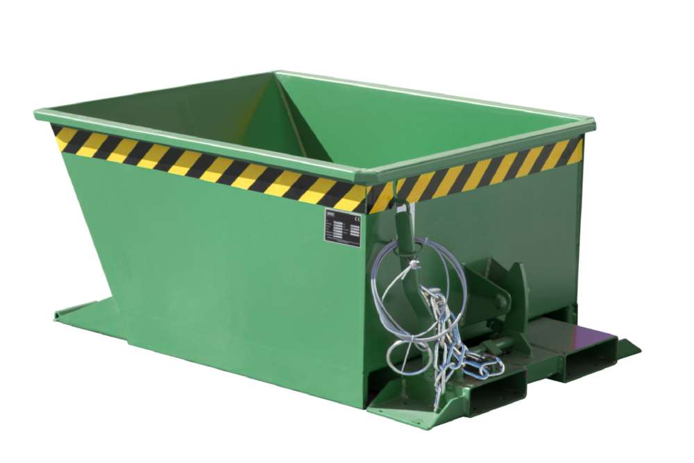 Produktbild Bauer Kippbehälter lackiert in der Farbe Resedagrün GU-RZ 30 bild 2