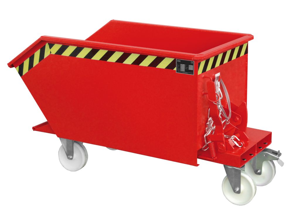 Produktbild Bauer Kippbehälter lackiert in der Farbe Feuerrot GU 300 bild 2