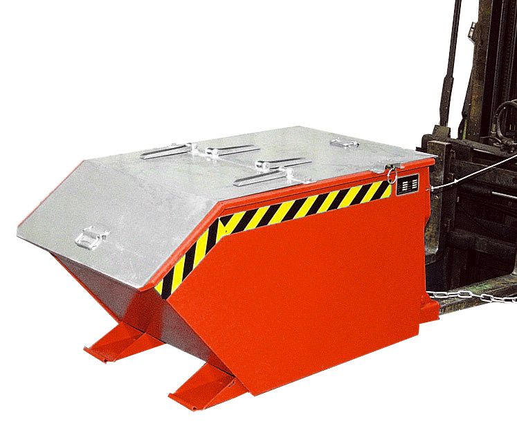 Produktbild Bauer Kippbehälter lackiert in der Farbe Feuerrot GU 500 bild 3