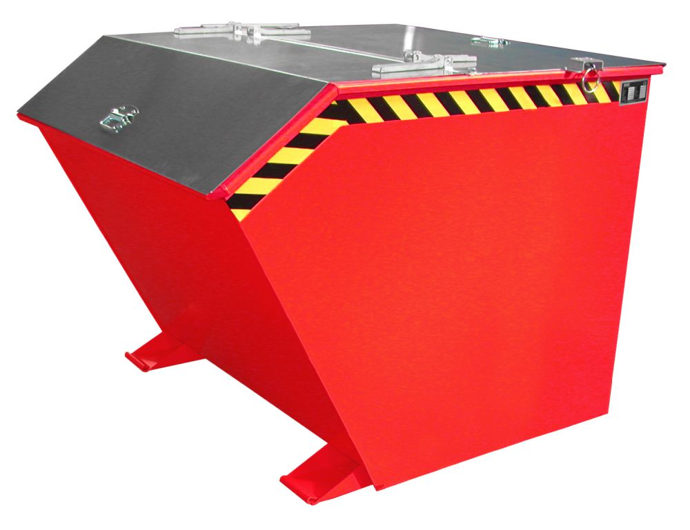 Produktbild Bauer Kippbehälter lackiert in der Farbe Feuerrot GU 1000 bild 3