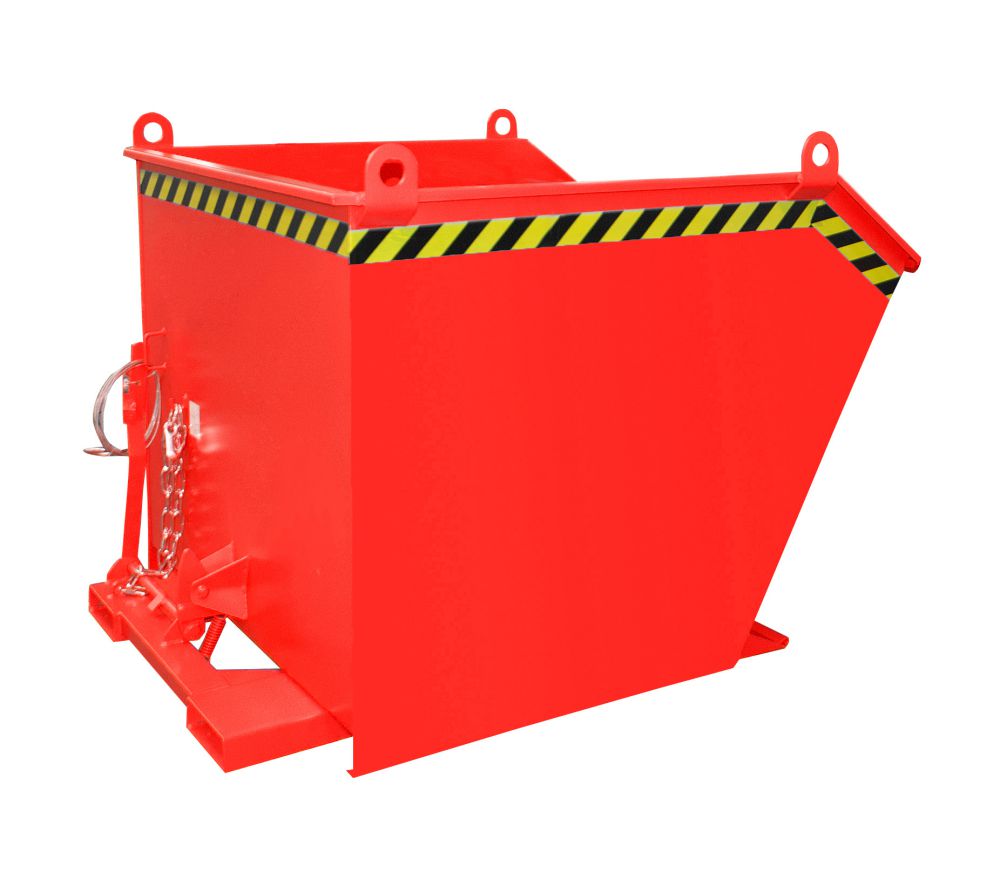 Produktbild Bauer Kippbehälter lackiert in der Farbe Feuerrot GU 1000 bild 4