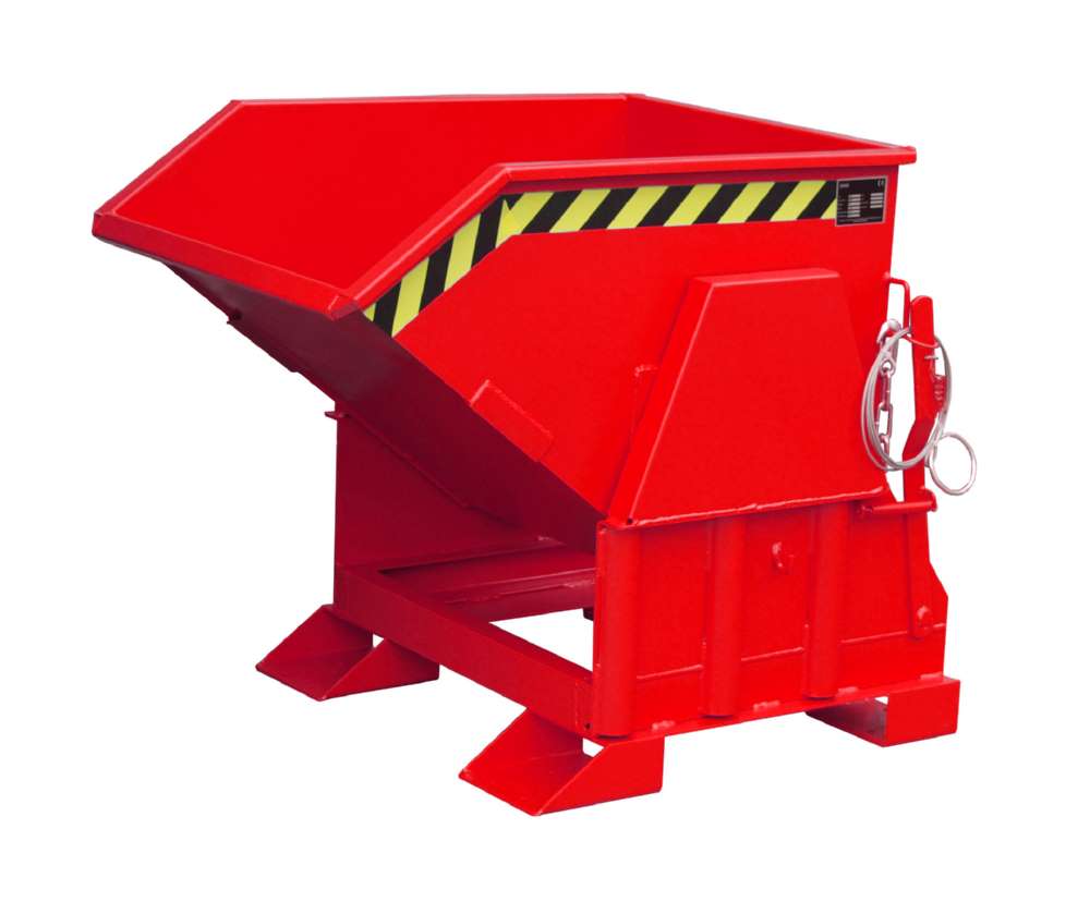 Produktbild Bauer Kippbehälter BK 30 lackiert in der Farbe Feuerrot