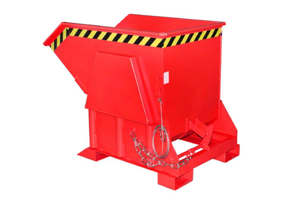 Produktbild Bauer Kippbehälter BK 50 lackiert in der Farbe Feuerrot bild 2