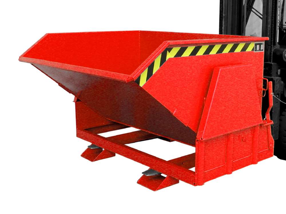 Produktbild Bauer Kippbehälter BK 120 lackiert in der Farbe Feuerrot