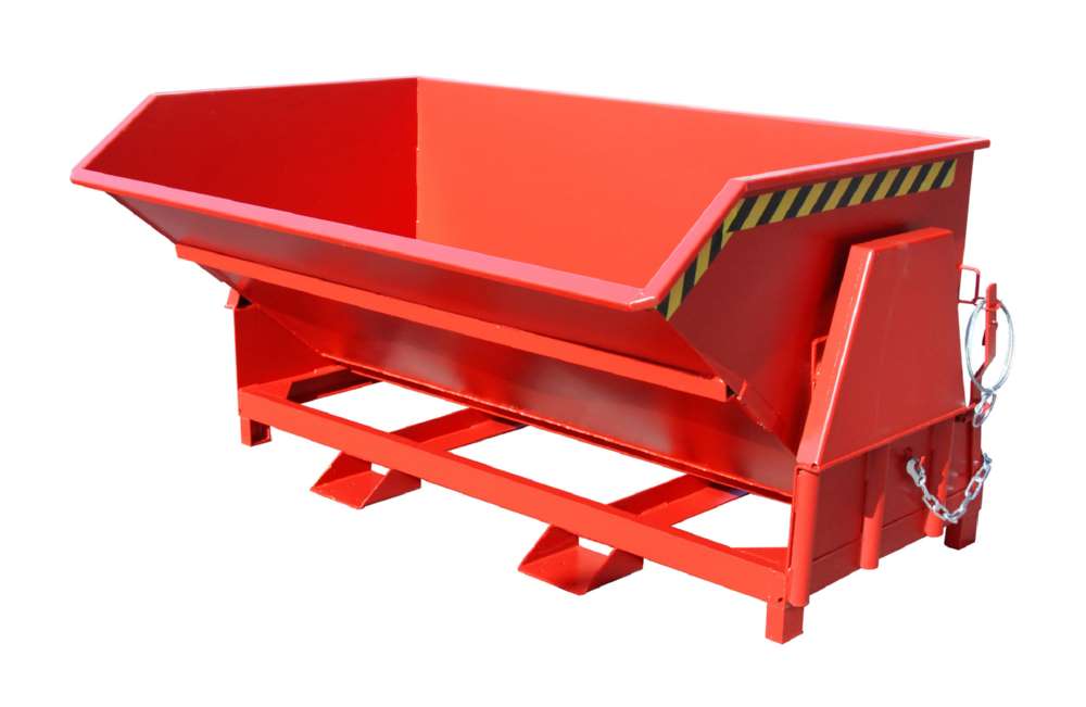 Produktbild Bauer Kippbehälter BK 200 lackiert in der Farbe Feuerrot