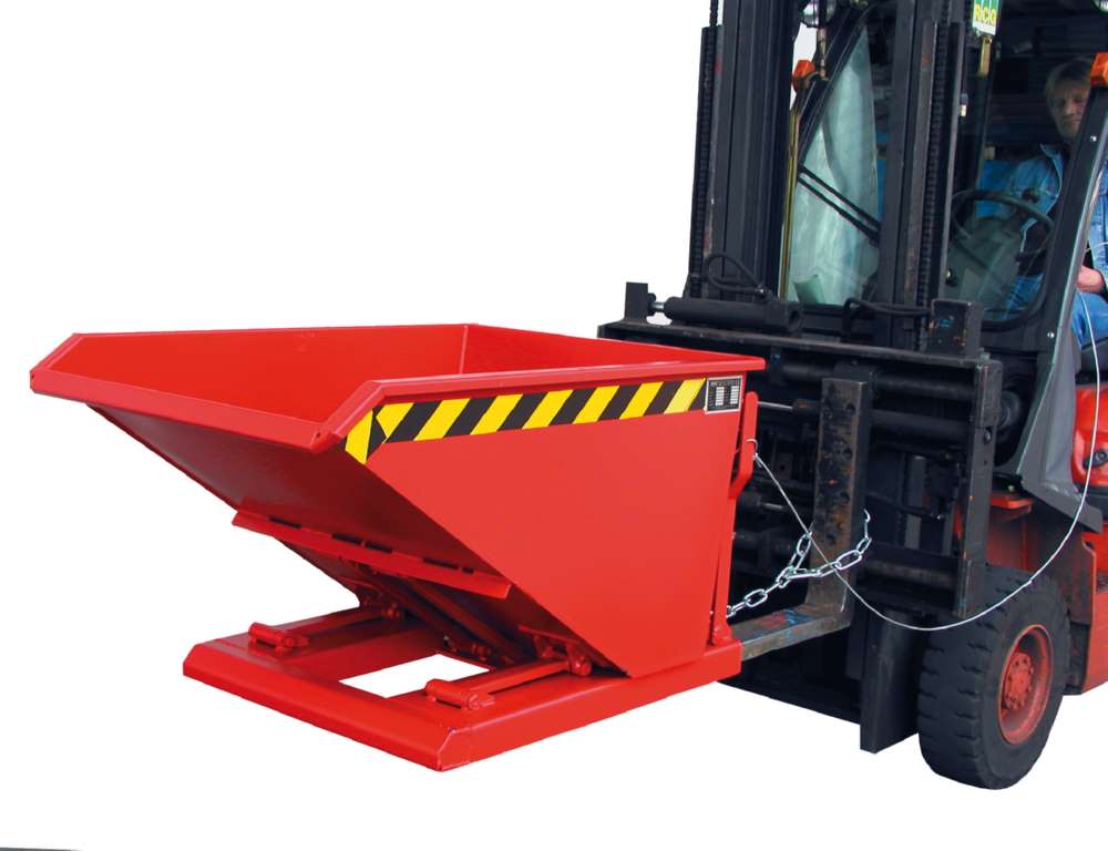 Produktbild Bauer Kippbehälter NK 30 lackiert in der Farbe Feuerrot bild 2