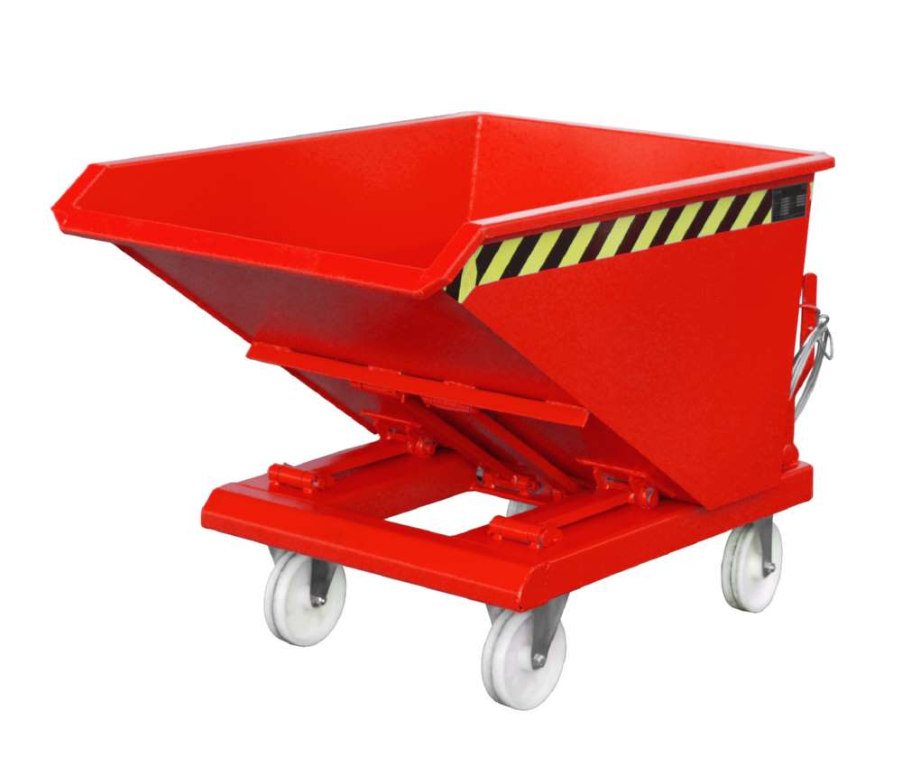 Produktbild Bauer Kippbehälter NK 30 lackiert in der Farbe Feuerrot bild 3