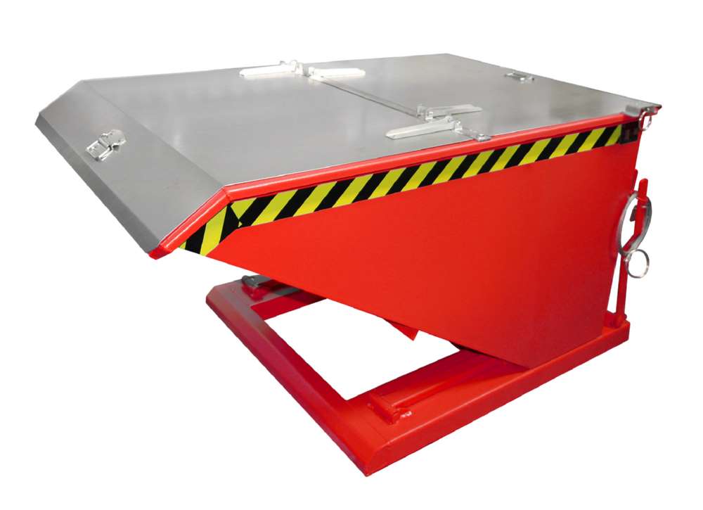 Produktbild Bauer Kippbehälter NK 75 lackiert in der Farbe Feuerrot bild 2