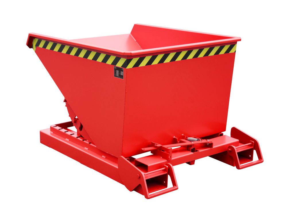 Produktbild Bauer Kippbehälter lackiert in der Farbe Feuerrot 4A 600 bild 2