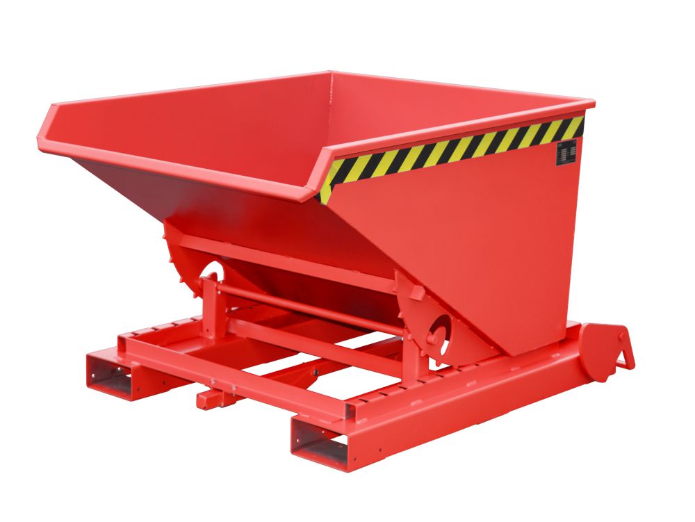 Produktbild Bauer Kippbehälter lackiert in der Farbe Feuerrot 4A 600