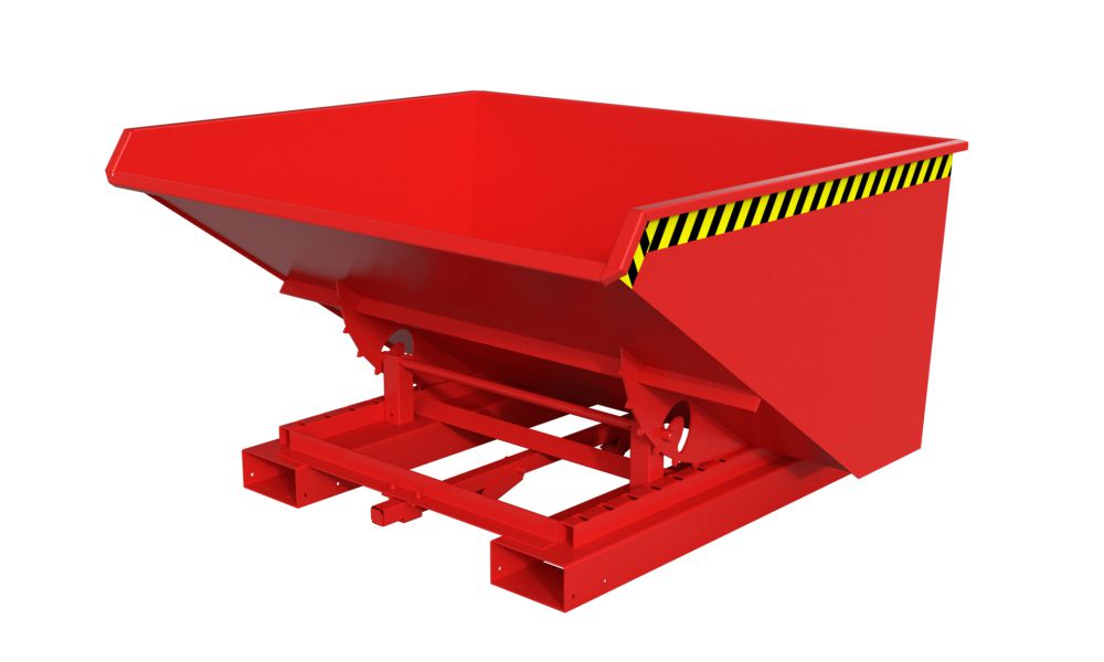 Produktbild Bauer Kippbehälter lackiert in der Farbe Feuerrot 4A 900