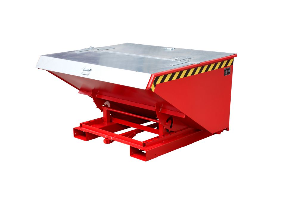 Produktbild Bauer Kippbehälter lackiert in der Farbe Feuerrot 4A 900 bild 4