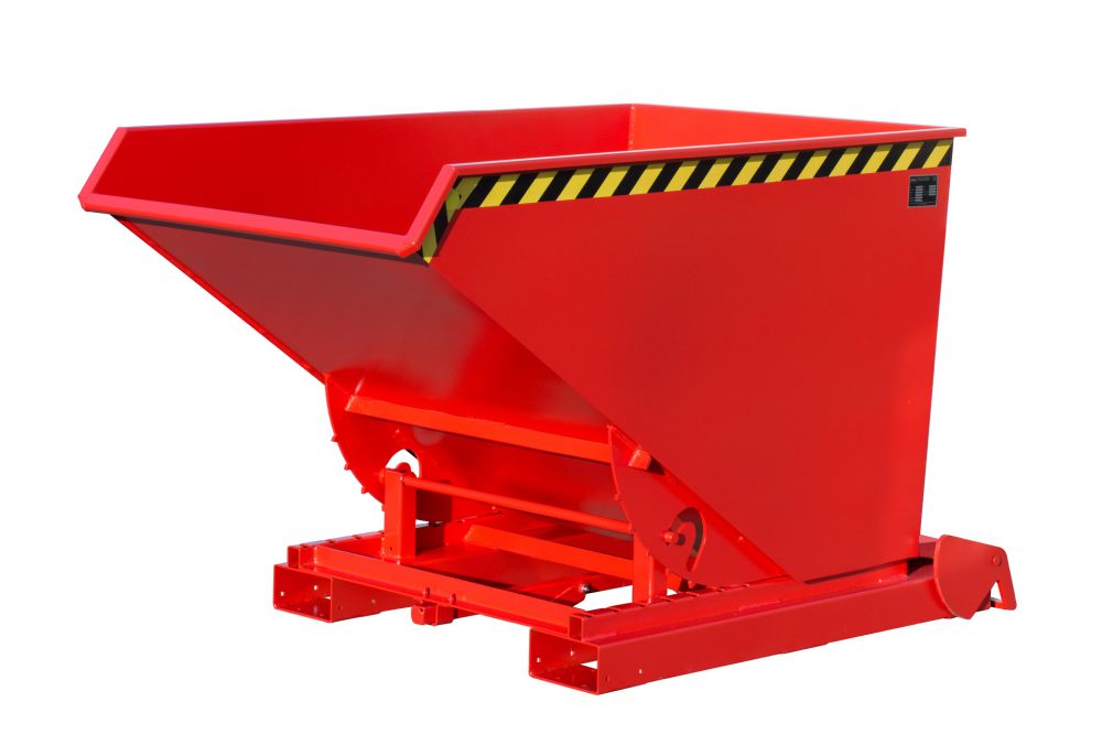 Produktbild Bauer Kippbehälter lackiert in der Farbe Feuerrot 4A 1200