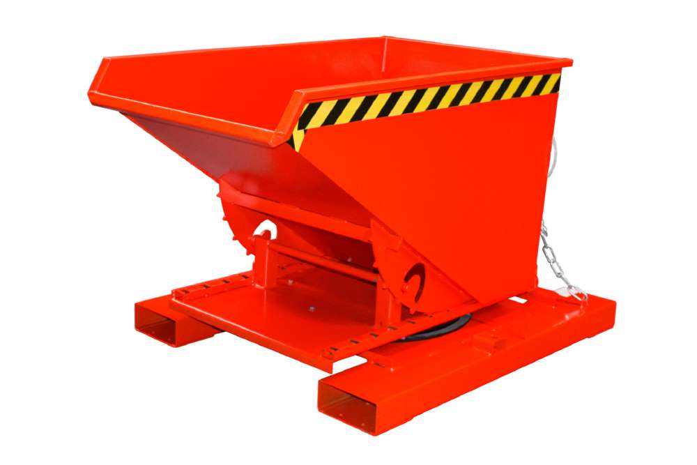 Produktbild Bauer Kippbehälter 3S 300 lackiert in der Farbe Feuerrot