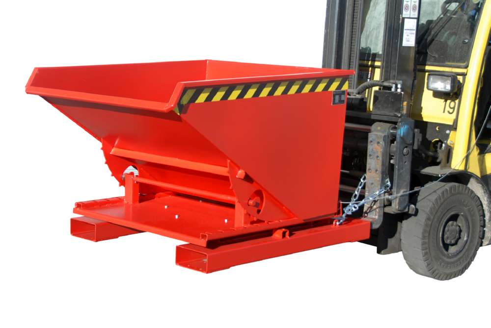 Produktbild Bauer Kippbehälter 3S 600 lackiert in der Farbe Feuerrot bild 4