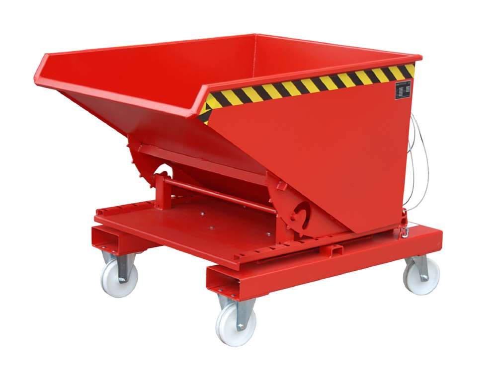 Produktbild Bauer Kippbehälter 3S 600 lackiert in der Farbe Feuerrot bild 5