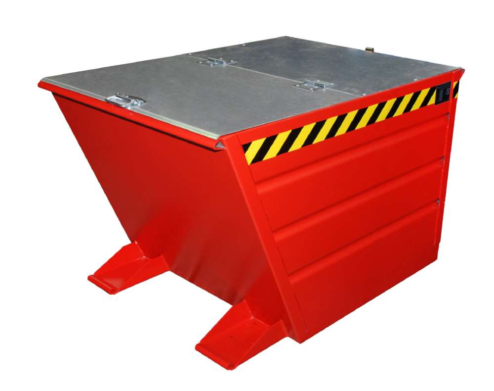 Produktbild Bauer Kippbehälter VG 550 lackiert in der Farbe Feuerrot bild 2