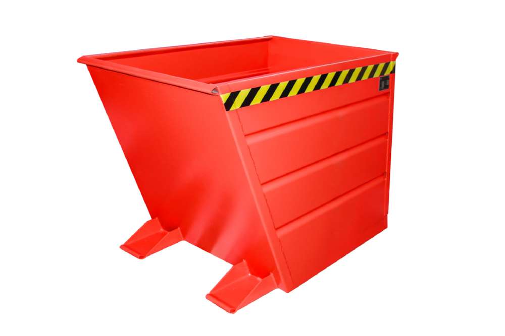 Produktbild Bauer Kippbehälter VG 700 lackiert in der Farbe Feuerrot bild 2