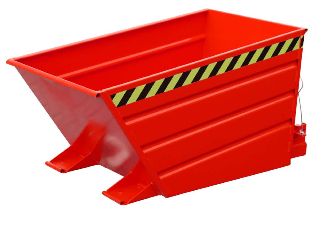 Produktbild Bauer Kippbehälter VD 500 lackiert in der Farbe Feuerrot
