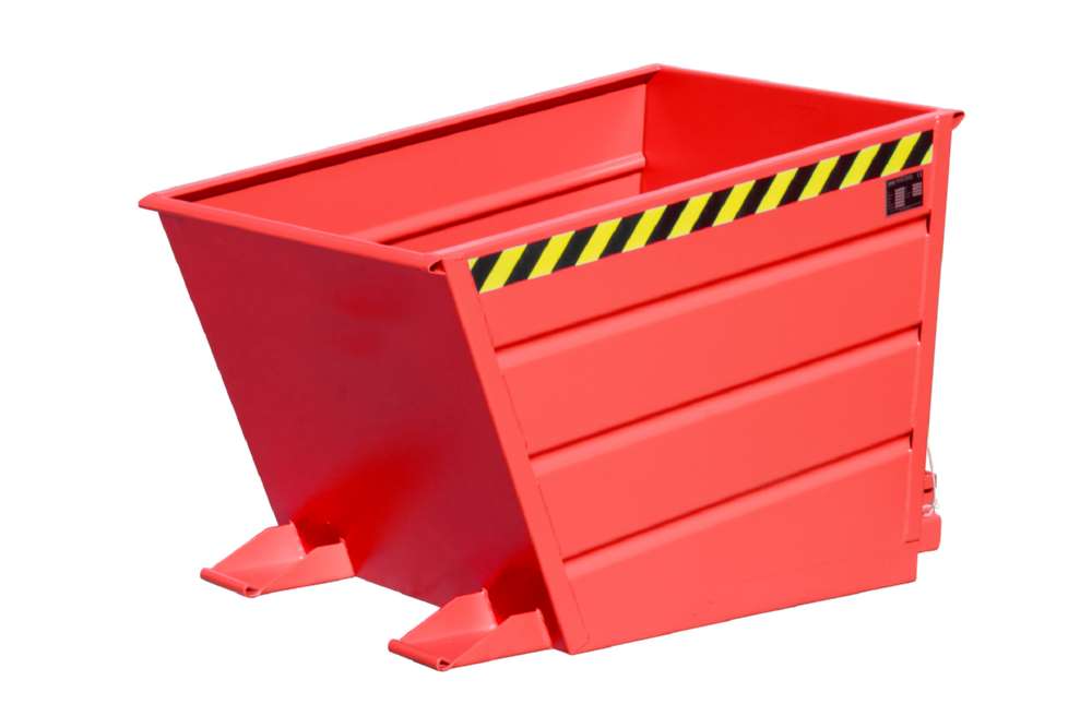 Produktbild Bauer Kippbehälter VD 650 lackiert in der Farbe Feuerrot