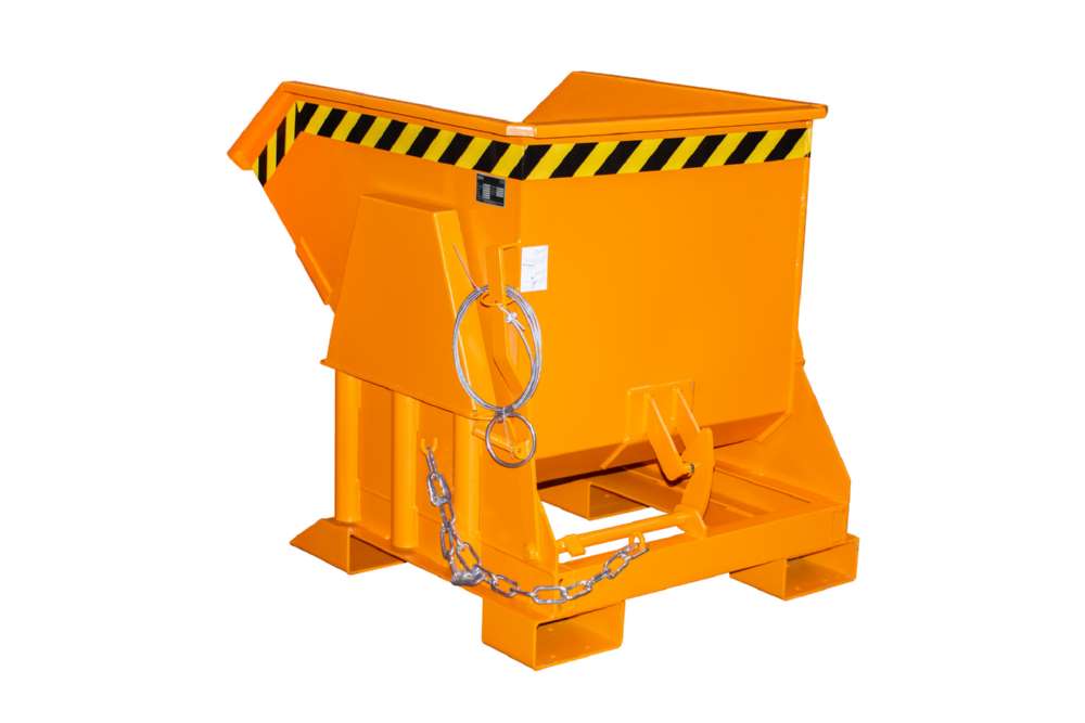 Produktbild Bauer Kippbehälter BK 30 lackiert in der Farbe Gelborange bild 2