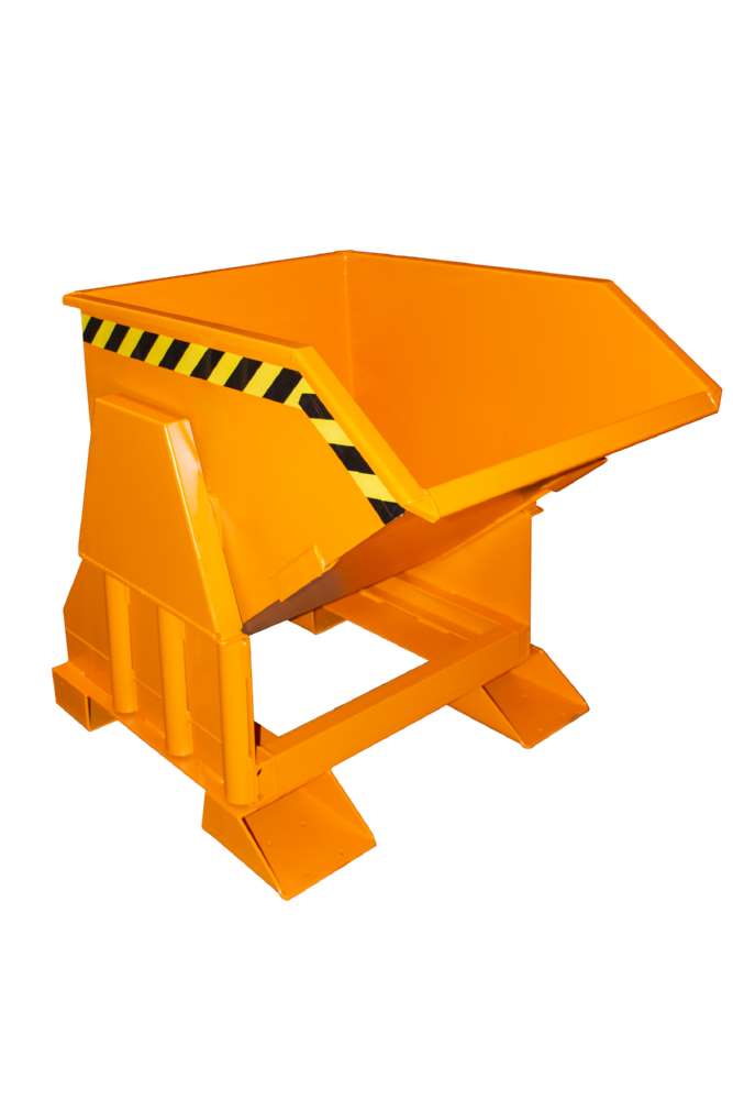 Produktbild Bauer Kippbehälter BK 30 lackiert in der Farbe Gelborange bild 3