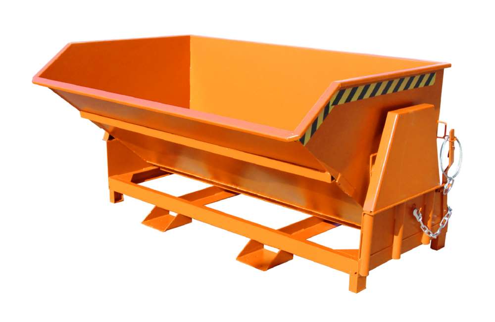 Produktbild Bauer Kippbehälter BK 200 lackiert in der Farbe Gelborange